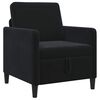 vidaXL Sofas ar uzglabā&scaron;anu Melns 72 x 78 x 87 cm Poliesters