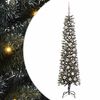 vidaXL Mākslīgā Ziemassvētku eglīte su 300 LED ar statīvu Zaļa 180 cm