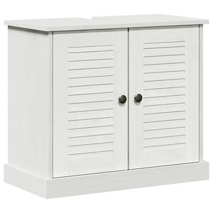vidaXL Izlietnes skapītis VIGO Balta un Antīka Balta 68 x 34 x 59 cm