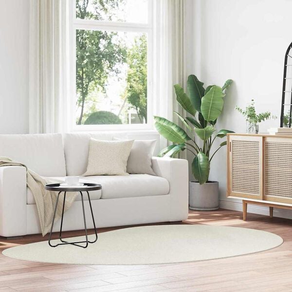 vidaXL Teritorijas paklāji HUARTE Krēmkrāsa 160 x 230 cm Poliesters