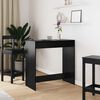 vidaXL Bāra galds Melns ozolkoks 102 x 50 x 103,5 cm Inženierijas koks