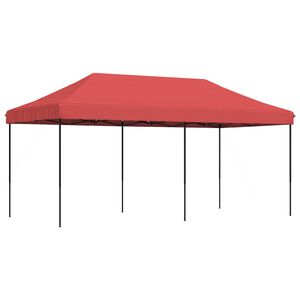 vidaXL Balles telts 292 x 580 x 315 cm Burgundija Oksforda audums
