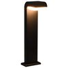 vidaXL āra LED lampa, 9 W, melna, ovāla