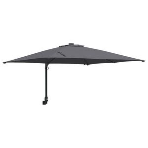 vidaXL Dārza parasols Antracīts 248,5 x 247,5 x 160 cm