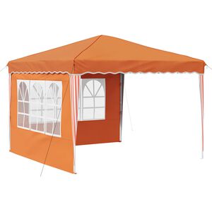 vidaXL Pop-up svinību teltis 288 x 288 x 245 cm Oranža Oksforda audums