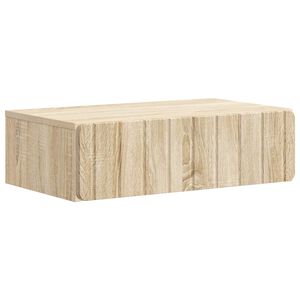 vidaXL Sienas montējamais sānu galds 59 x 34,5 x 17 cm
