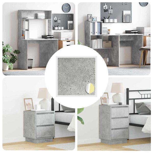 vidaXL Līmējo&scaron;s skrūvju vāks 12 pcs Betona pelēks &Oslash; 20 x 0,5 mm