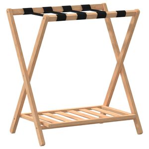 vidaXL bagāžas plaukts, 68x38x58 cm, bambuss