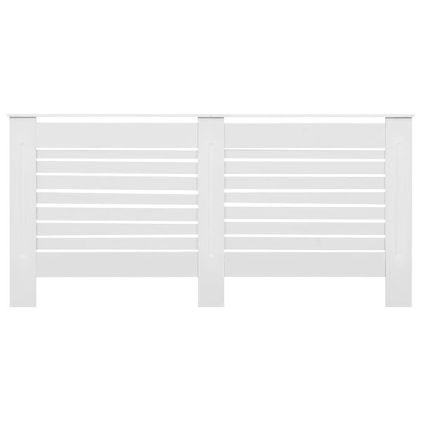 vidaXL radiatora pārsegi, 2 gab., balti, 172x19x81,5 cm, MDF