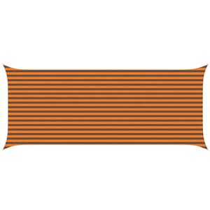 vidaXL Saules ēnas buras Oranžs un brūns 6 x 2,5 m