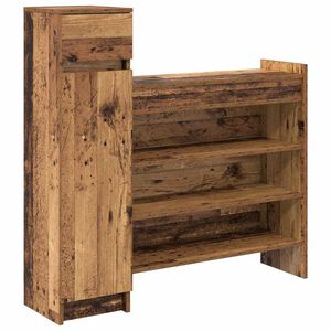 vidaXL Apavu skapis 100,5 x 28 x 100 cm Inženierijas koks Vecs koks