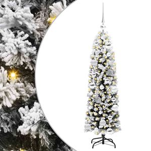 vidaXL Mākslīgā Ziemassvētku eglīte su 150 LED ar statīvu Zaļa 120 cm