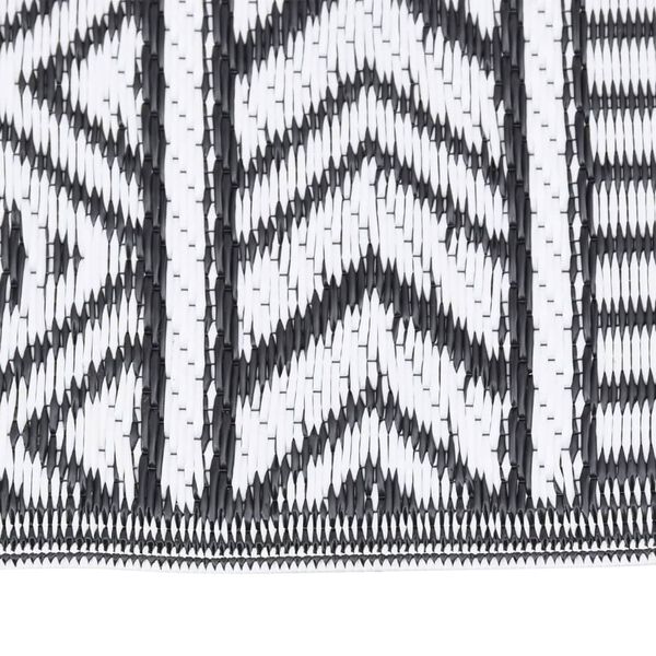 vidaXL āra paklājs, ARAKIL melns, 80x250 cm, PP