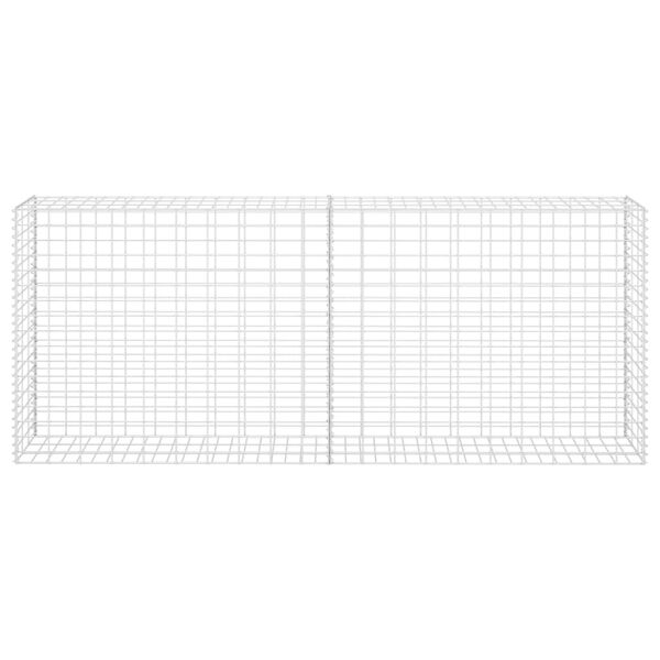 vidaXL gabions, cinkots tērauds, 85x30x200 cm