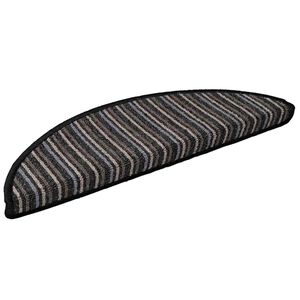 vidaXL Pa&scaron;līmējo&scaron;i paklāji kāpnēm 15 gab. 56 x 17 x 3 cm Non-Slip
