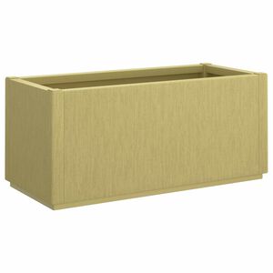 vidaXL Dārza ziedu kaste Zaļa 80 x 36 x 35 cm PP