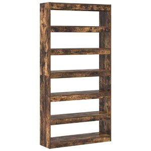 vidaXL Grāmatplaukts 6 līmeņi 100 x 30 x 198 cm Inženierijas koks