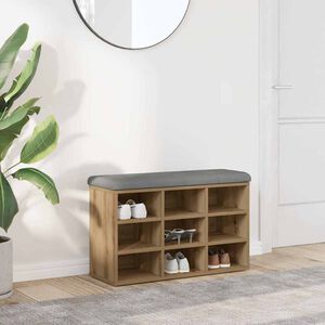 vidaXL Apavu sols Artisan Oak 82x32x50 cm Engineered Wood