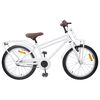 vidaXL Bērnu Velosipēds 20 Collas 6-11 gadu vecumam Balts