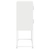 vidaXL Highboard White 68x39x107 cm Tērauds