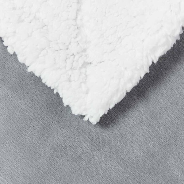 vidaXL Pleds Pelēka 220 x 240 cm Flīss