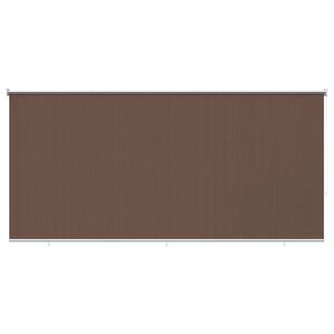 vidaXL Āra rullo aizkars 90% UV aizsardzība Pelēkbrūna 350 x 230 cm