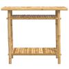 vidaXL konsoles galdiņš, 90x37x75 cm, bambuss