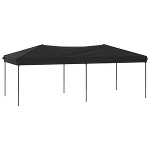 vidaXL saliekama nojume, melna, 3x6 m