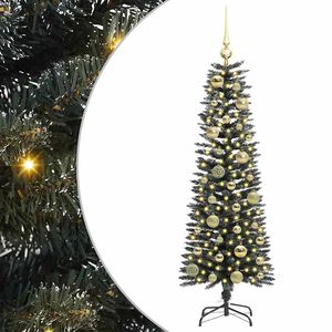 vidaXL Mākslīgā Ziemassvētku eglīte su 150 LED ar statīvu Zaļa 120 cm