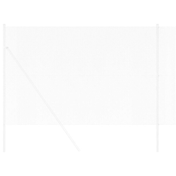 vidaXL Sešstūra žogs Sudraba 1,6 x 50 m Cinkots tērauds