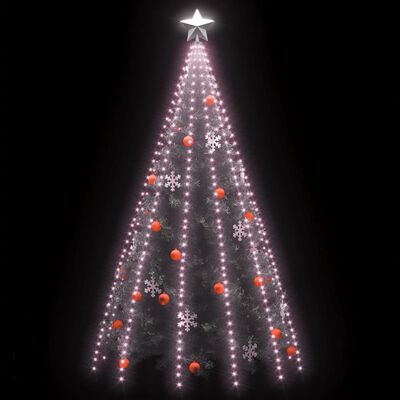 vidaXL Ziemassvētku lampiņas, 500 LED, 500 cm