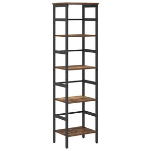 vidaXL Grāmatu plaukts 4 līmeņi 40 x 29,5 x 149 cm Inženierijas koks
