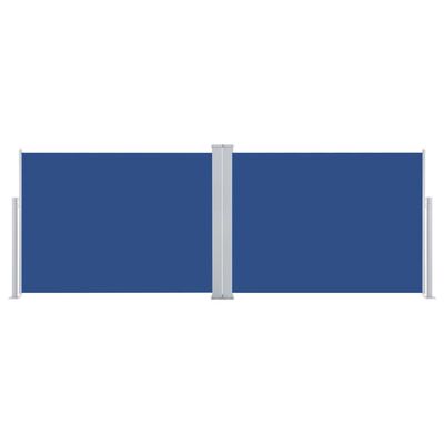 vidaXL izvelkams sānu aizslietnis, zils, 100x1000 cm