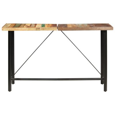 vidaXL bāra galds, 180x70x107 cm, pārstrādāts masīvkoks