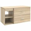 vidaXL Vannas istabas mēbeļu komplekts 2 pcs Sonomas ozols