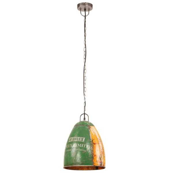 vidaXL griestu lampa, industriāls stils, krāsaina, 25 W, 32 cm, E27