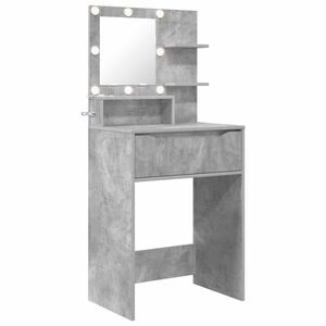 vidaXL Guļamistabas ģērb&scaron;anās galdiņi Betona pelēks 80 x 39,6 x 135 cm