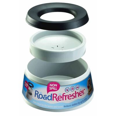 Road Refresher mājdzīvnieku ūdens bļoda, L izmērs, pelēka, LGRR