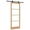 vidaXL Slīdo&scaron;ās durvis Dabiska 86 x 211 cm