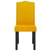 vidaXL virtuves krēsli, 4 gab., dzeltens samts