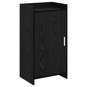 vidaXL Apavu skapis Melns ozols 48 x 36 x 92 cm Inženierijas koks