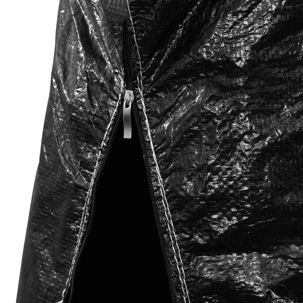 vidaXL saulessarga pārsegs ar rāvējslēdzēju, PE, 175 cm