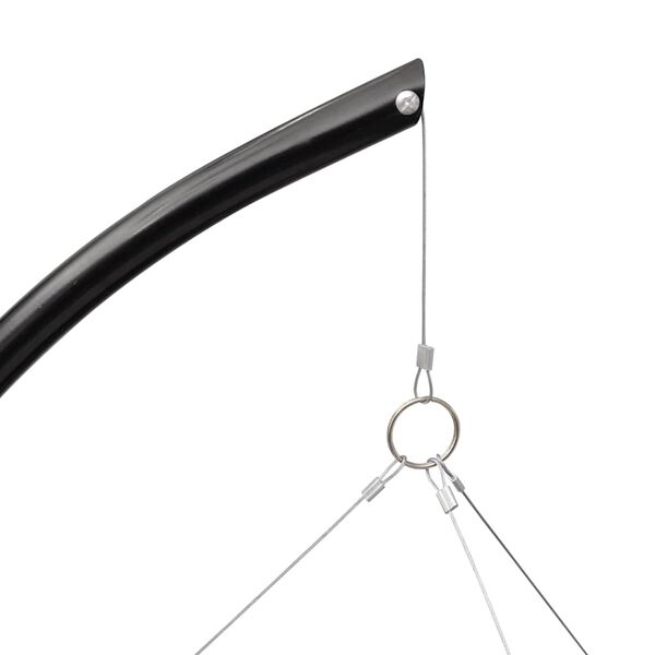 vidaXL grilē&scaron;anas statīvs oglēm, apaļ&scaron;