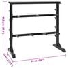 vidaXL Hantelēm Stends Melna 99 x 45 x 95,5 cm
