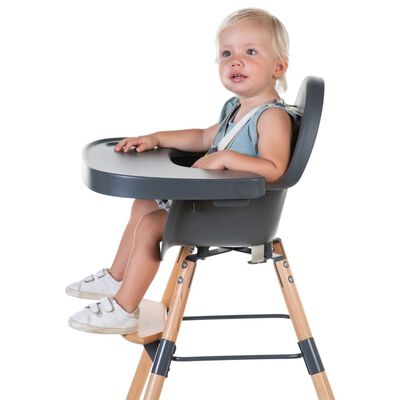 CHILDHOME bērnu barošanas krēsls Evolu 2, CHEVOCHNA, pelēks