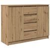 vidaXL kumode ar atvilktnēm, 100,5x35x76 cm, inženierijas koks