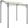 vidaXL nojume, 2x2,3 m, 180 g/m&sup2;, audums un tērauds, krēmkrāsas