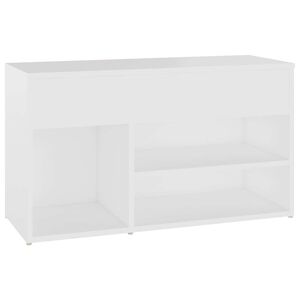vidaXL apavu plaukts, balts, 80x30x45 cm, inženierijas koks