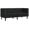 vidaXL Dīvāns Melna 174 x 74,5 x 70,5 cm PVC
