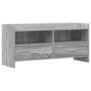 vidaXL Televizora skapī&scaron;a 100 x 33 x 47 cm Pelēks Sonoma